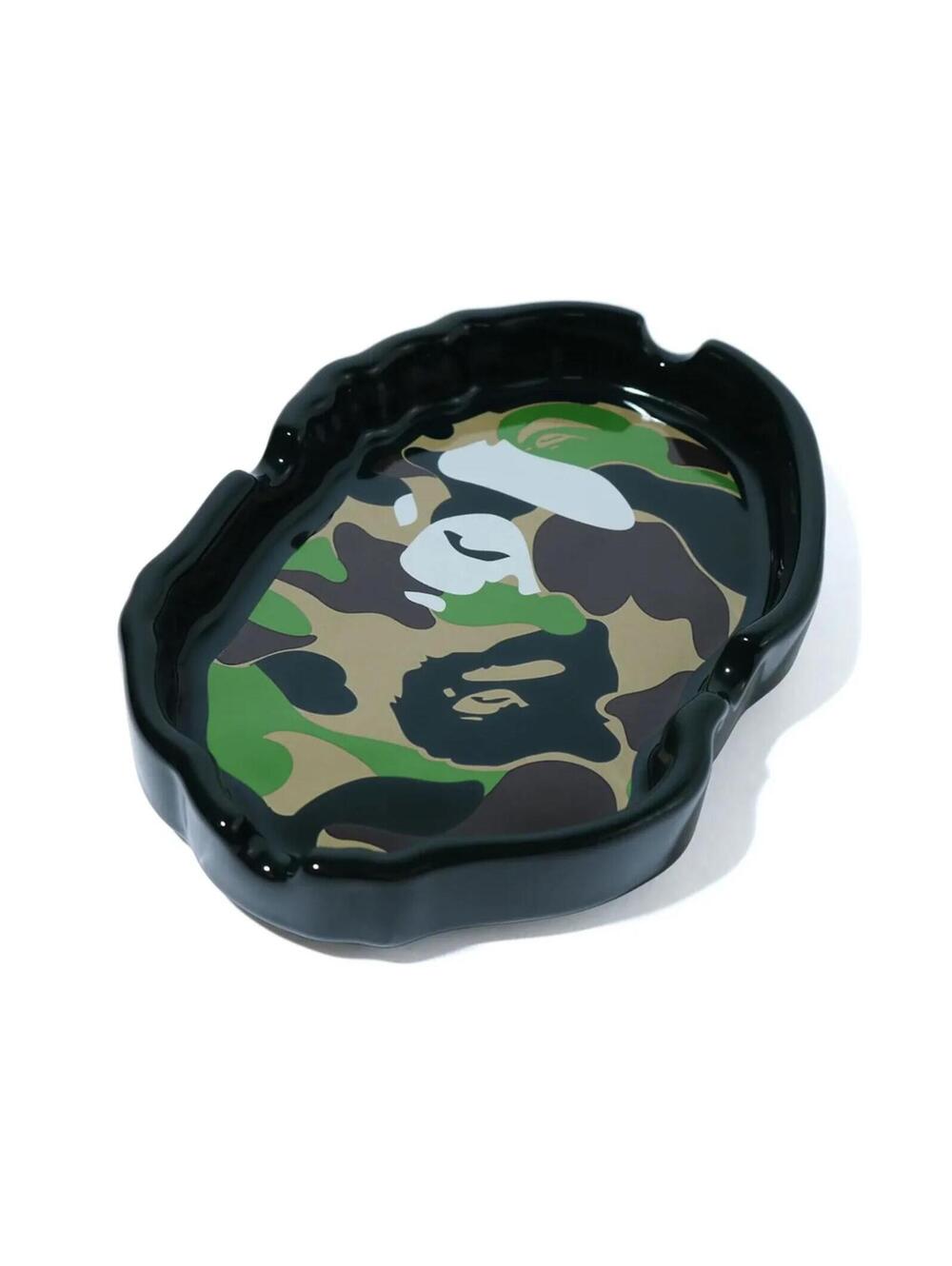 BAPE Ape Head Ash Tray ABC Camo Green - A Bathing Ape